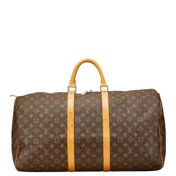 Louis Vuitton Monogram Keepall 55 Boston Bag M41424 - Picture 1 of 13